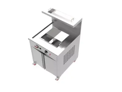 3Falafel Frying Machine 3D model