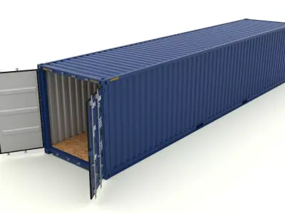 Shipping Container 3D model 10