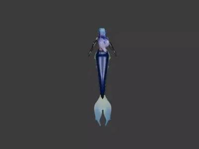 Mermaid  Fantasy 3D Character Model  3D model