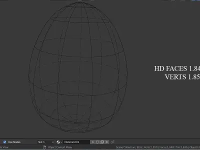 DINOSAUR EGG Low-poly 3D model