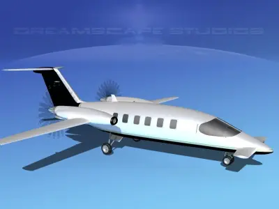 Piaggio Avanti P180 V11 3D model