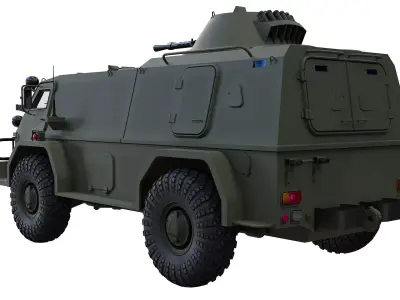 GAZ-39371 Vodnik 3D model