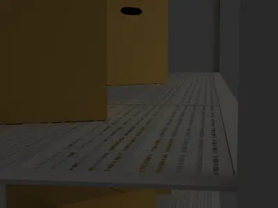 Warehouse rack 3D model purchase