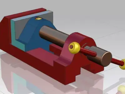 Bench vice Free 3D model buy