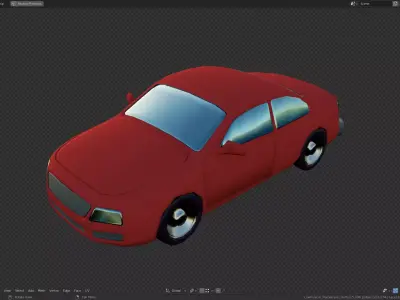 Low Poly Car - Free Sample  Free low-poly 3D model