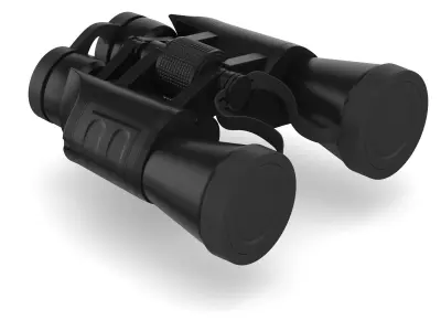 10x50mm Binocular 3D model