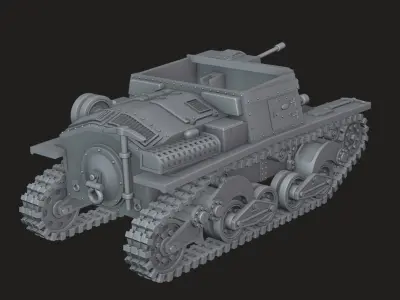 Semovente L40 da 4732 3D print model