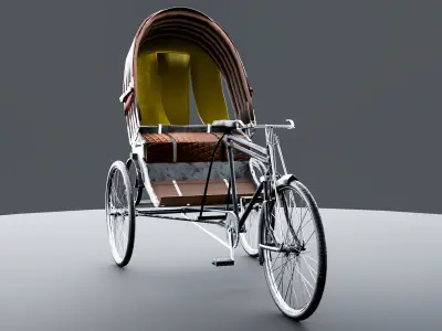 Cycle Riksha 3D model