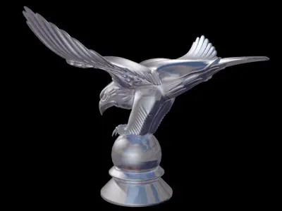 Eagle Chrome 3D model