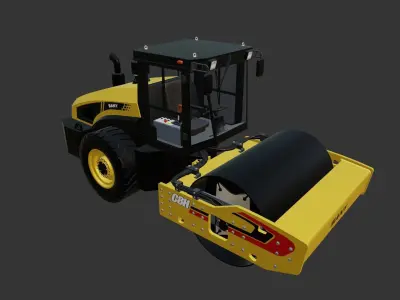 Sany SSR220C-8H Single Drum Roller 3D model