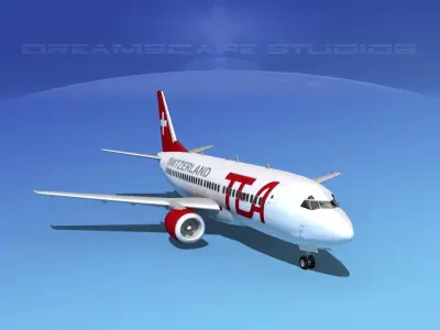 Boeing 737-300 SwissTEA 3D model