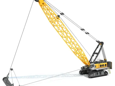 Mining Dragline Excavator 3D model