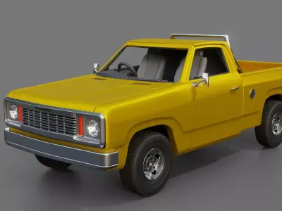 Dodge Power Wagon W200 1977  3D model