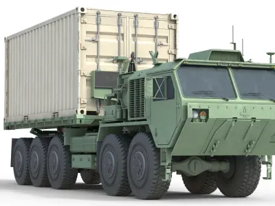 5 Military Vehicles Collection v36 Low-poly 3D model