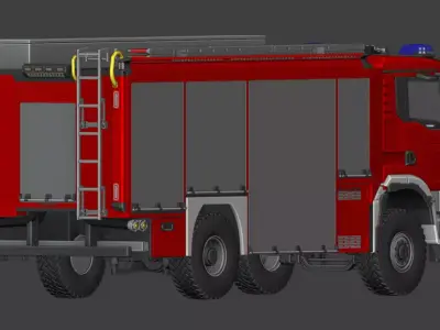 MAN TGM Schlingmann TLF 3000 3D model