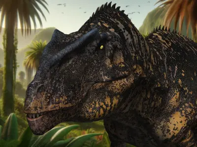 Predator Dinosaur Jurassic Giant TRex 3D Model Dino  Low-poly 3D model
