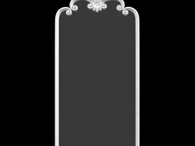 Palazzo Mirror WhiteWood 3D model