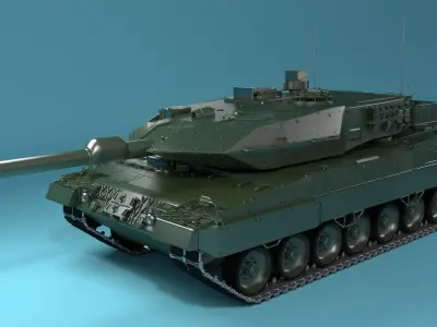 Leopard A2 Tank 3D model