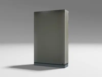 Transformer Box Vertical Low-poly 3D model