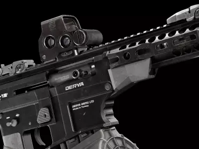 Derya MK-12 Low-poly 3D model