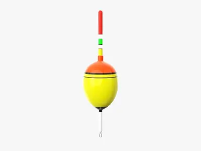 Float fishing 01 3D model