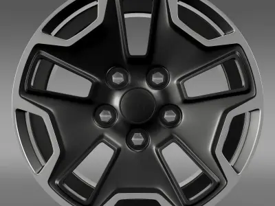 Jeep Wrangler Rubicon2 rim 3D model