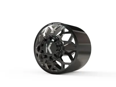 FRONT KG1 KD016-2 DUALLY WHEEL 3D MODEL 3D model