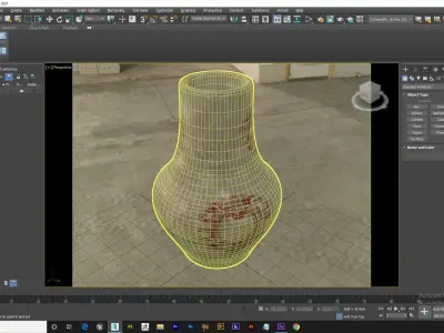 3D Model of a Pot type Object whatever you call it Free low-poly 3D model