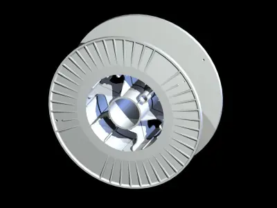 Welding Wire Drum  3D model