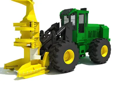 Green Heavy Bunchler 3D model