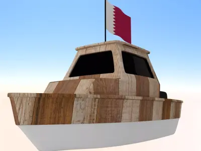 Qatar Fishing Boat 3D model