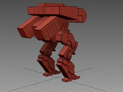 mech model robot Free 3D model
