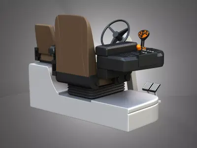 Interior - Combine 1688  3D model