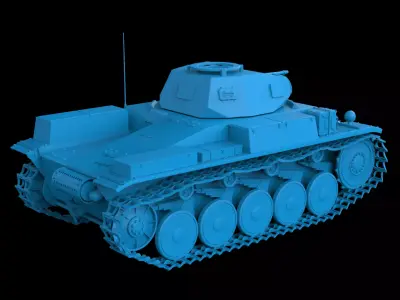 Panzer II 3D print model