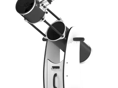 Dobson telescope  Skyliner  Low-poly 3D model