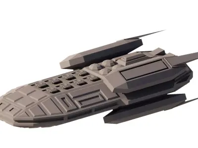 Spaceship-spacecraft-Ultra6 3D model