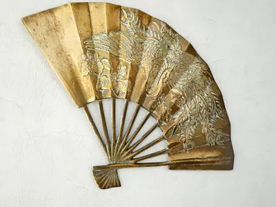 Asian Brass Fan 3D model