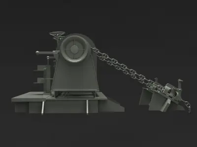 WINDLASS HSM 3D model