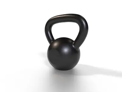 Kettle Bell 12Kg Low-poly 3D model