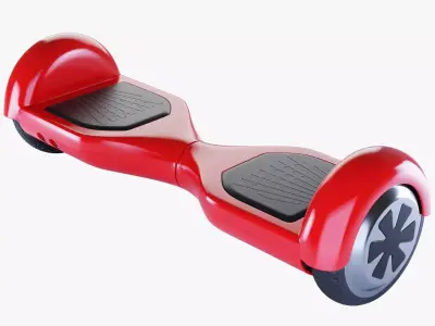 Hoverboard 3D model Textured