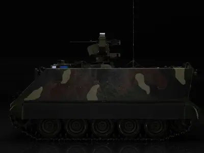 M113A2 RCWS 3D Model 3D model