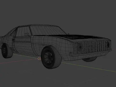 a car chevrolet camaro 3D model