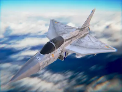 Hal Tejas 3D model