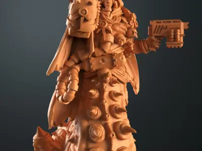 Traitor commander 2 miniatures 3D print model