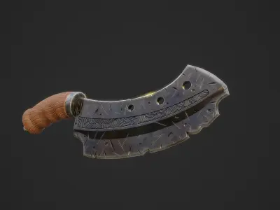 Hand Blade - Weapon Low-poly 3D model