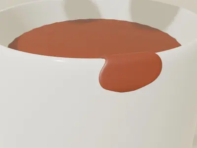 Space Cup  Free low-poly 3D model