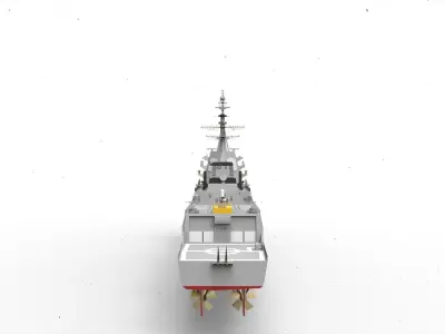 Alvaro de Bazan Class fregate 3D model