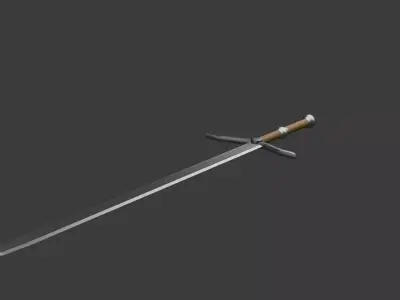 Long Sword Free low-poly 3D model