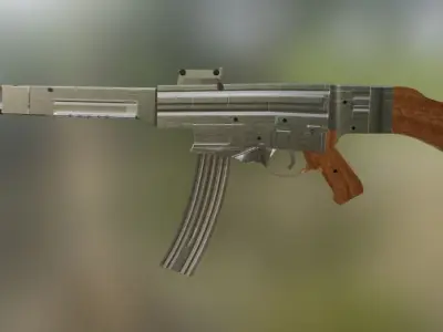 Weapons Pack Low-poly 3D model buy