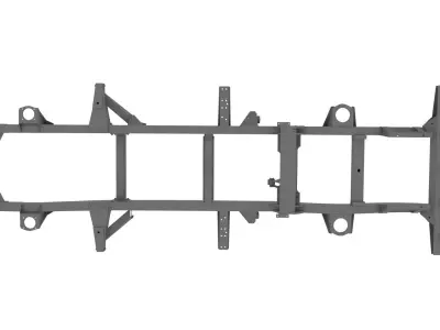 landrover chassis 3D model